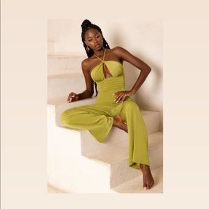 Oh Polly olive jumpsuit in size US 4